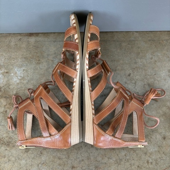 Pikolinos Leather Gladiator Sandals Size 37/6.5 - Picture 7 of 9